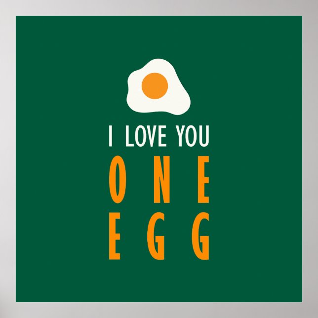 Poster O quiero un huevo (Frente)