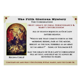 Pôster O Quinto Poster de Mistério Glorioso