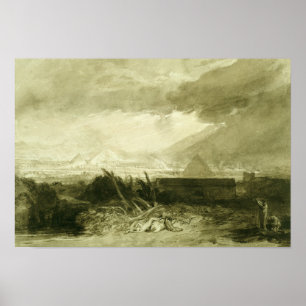 Pôster O quinto praga de Egipto, 1806-10
