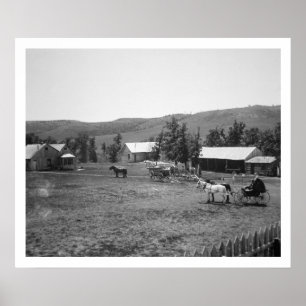 Poster O rancho de Haylie, Crook County, Wyoming, c.1890