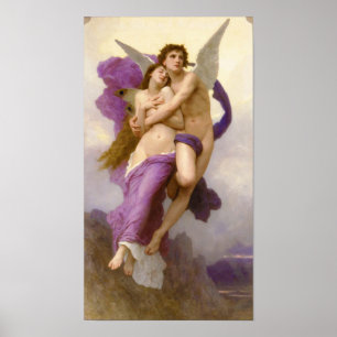 Poster O rapto de Psyche - William Bouguereau