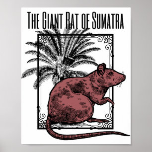 Poster O Rato Gigante de Sumatra Holmesian Sherlock Holme