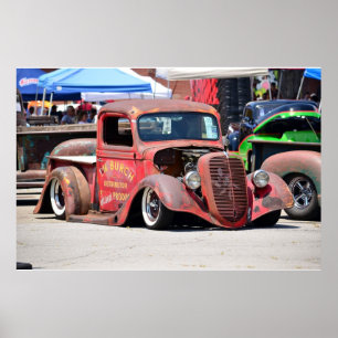 Pôster O rato Rod pegara o caminhão