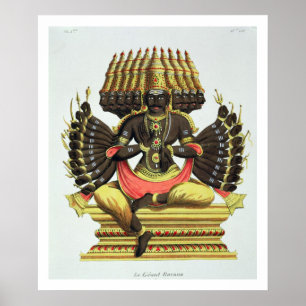 Poster O Ravana gigante (litho da cor)