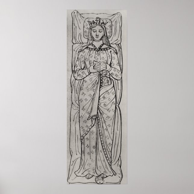 Pôster O Recumbante Eleanor da Aquitânia (Frente)