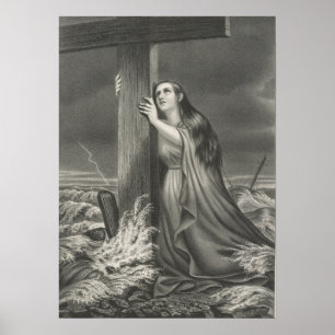 Poster O refúgio do cristão - rocha das idades - 1868