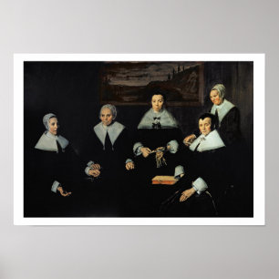 Poster O Regentesses do Almhouse dos anciões, Haarlem