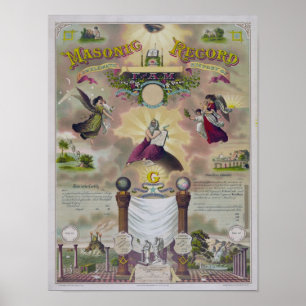 Poster O registro maçónico