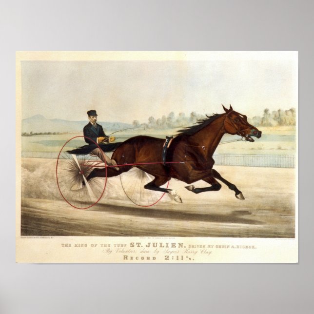 Poster O Rei do Turf, Rua. Julien' (Frente)