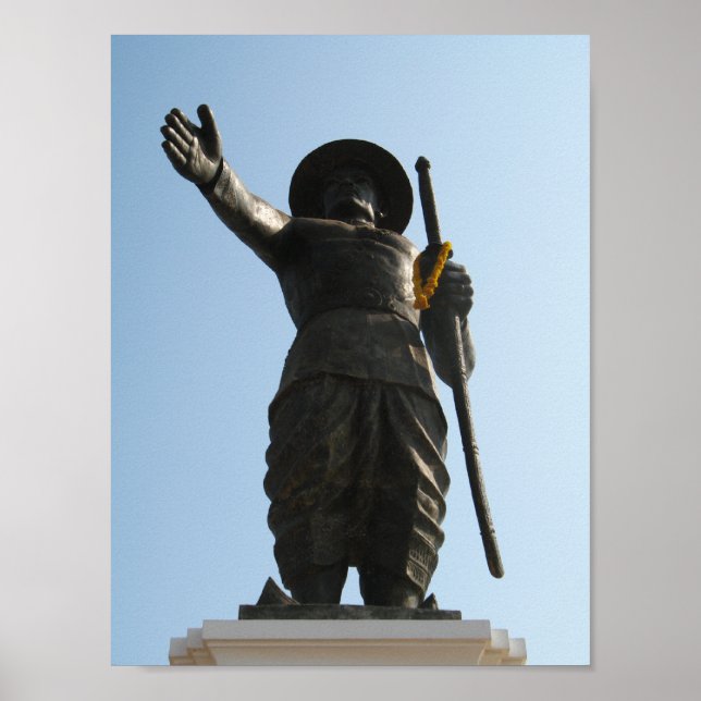 Poster O Rei Excelente Anouvong... Vientiane, Laos (Frente)