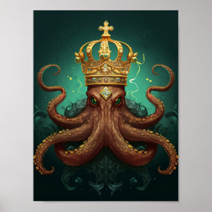 Poster O Rei Octopus