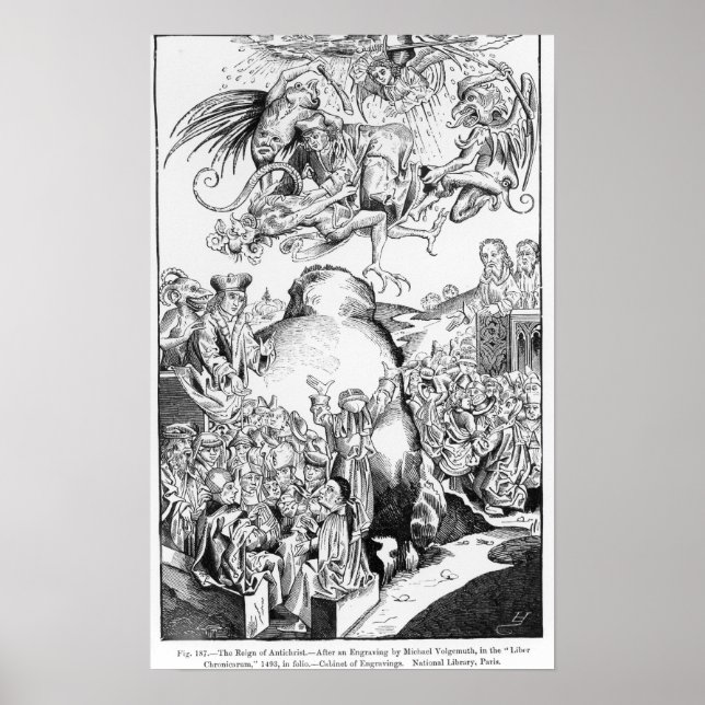 Pôster O reinado do Anticristo (Frente)