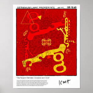 Poster O Relatório Entre Cinnabar e Dourado