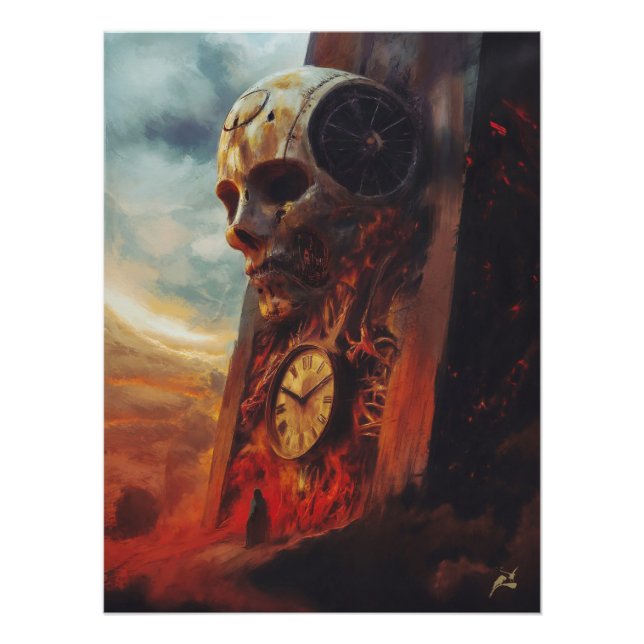 Pôster O Relógio e a Mortalha (Frente)