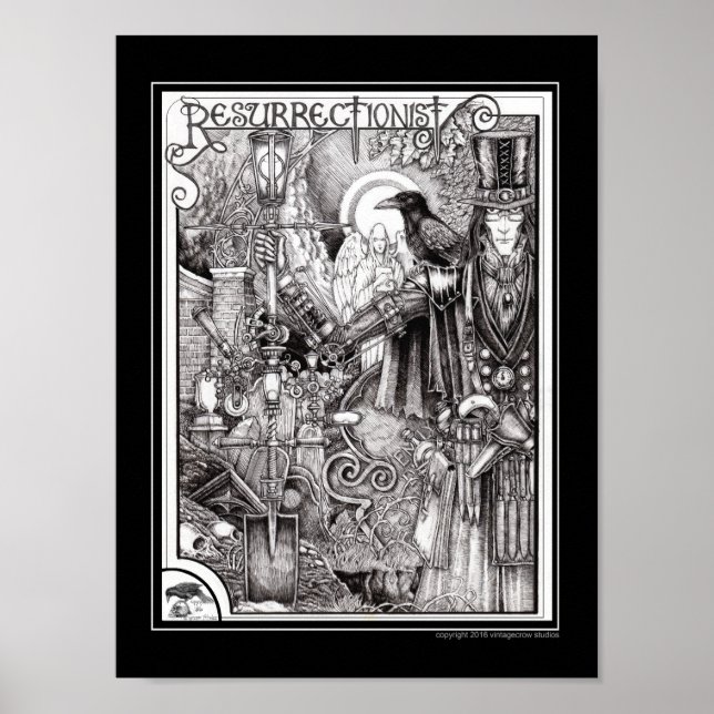 Poster O ressurrecionista (Frente)