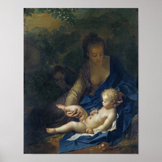 Pôster O Resto no Voo para o Egito, 1706 (Frente)