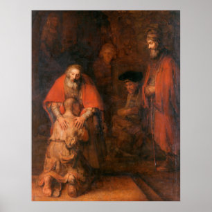 Poster o retorno do filho Prodigal Rembrandt
