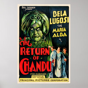 Poster O retorno do filme de Chandu 1934
