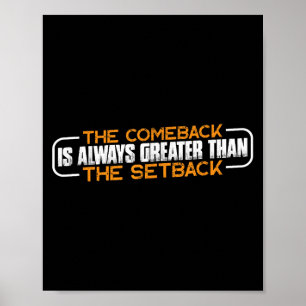 Poster O Retorno É Sempre Maior Que O Revés --