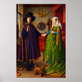 Poster O Retrato Arnolfini de Jan van Eyck