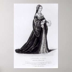 Pôster O retrato de Catherine gravou por Hargrave