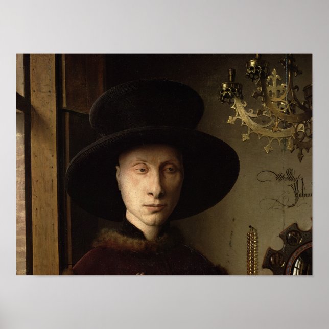 Poster O retrato de Giovanni Arnolfini (Frente)