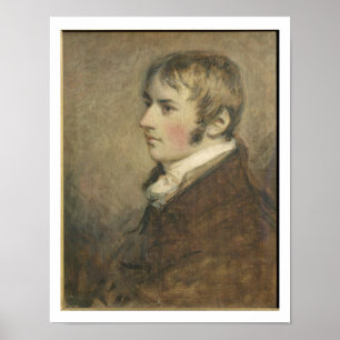 Poster O retrato de John Constable (1776-1837) envelheceu