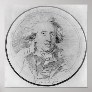Pôster O retrato presumiu ser Jean-Honore Fragonard