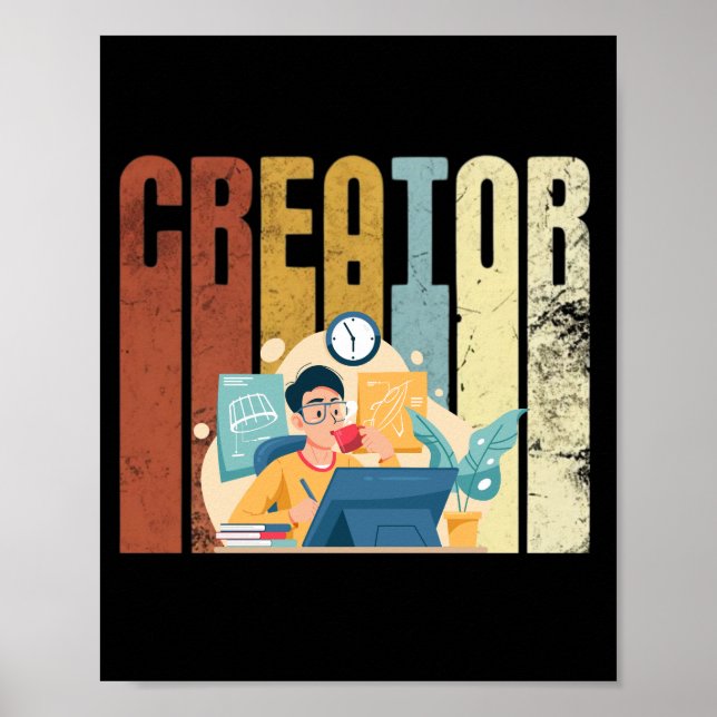 Poster O Retro Creator (Frente)