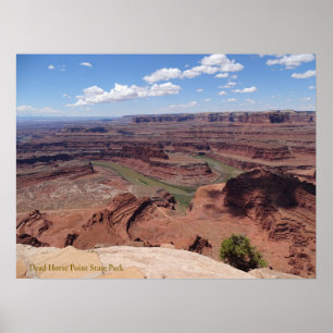 Poster O Rio Colorado, do Parque Estadual de Horse Point