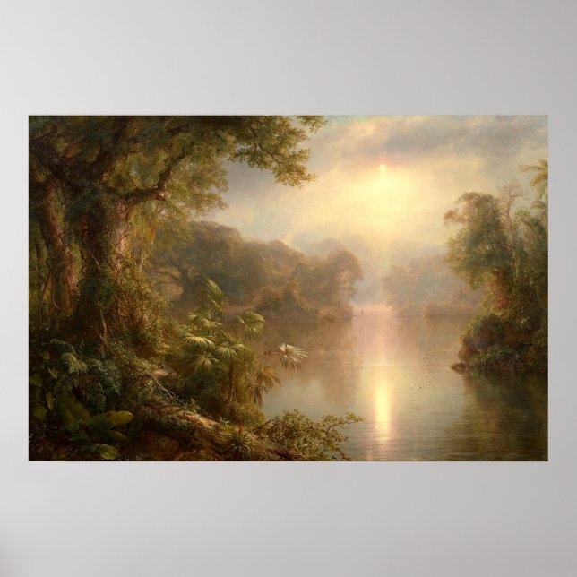 Poster O Rio de Luz, Frederic Edwin Church  (Frente)
