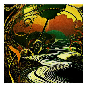 Pôster O rio flui
