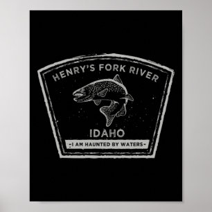 Poster O rio Fork de Henry, o rio Idaho, pesca