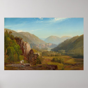 Pôster O rio Juniata, Pensilvânia, por Thomas Moran