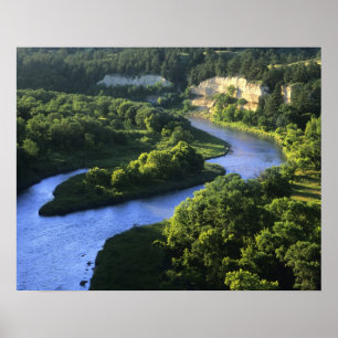 Pôster O rio Niobrara perto do Namorados de Nebraska