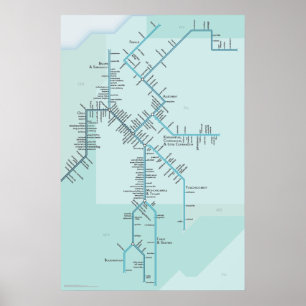 Poster O Rio Ohio superior 20" x 30"