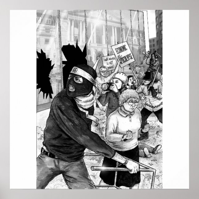 Pôster O Rioter Econômico (Frente)