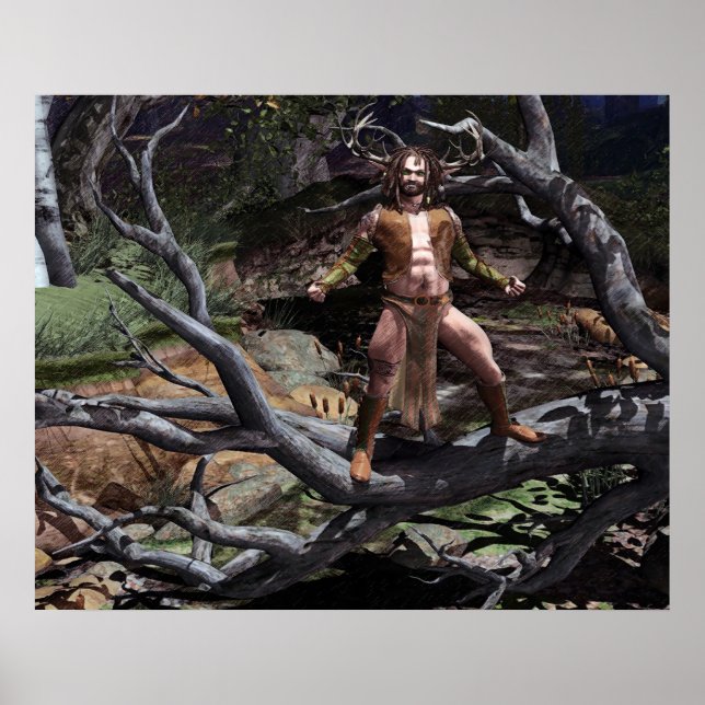 Poster O riso na floresta (Frente)