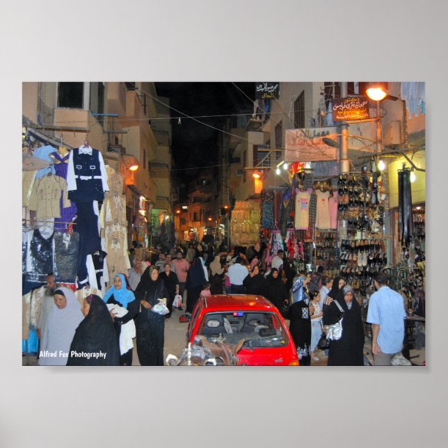 Poster O Ritmo do Mercado de Luxor (Frente)