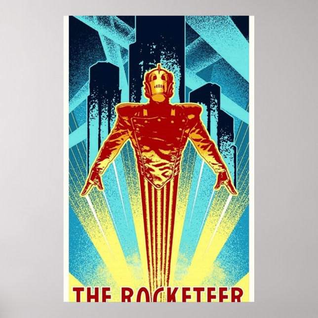 Poster O Rocketeer (Frente)