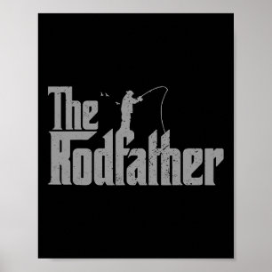 Poster O Roddad Funny Pesca O Pão Rod Peixe Pai