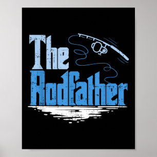 Poster O Rodfather Paródia Divertida de Pesca