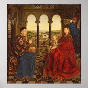 Pôster O Rolin Madonna, c.1435