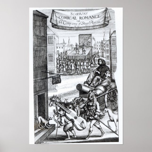 Pôster O romance cômico de Paul Scarron (Frente)