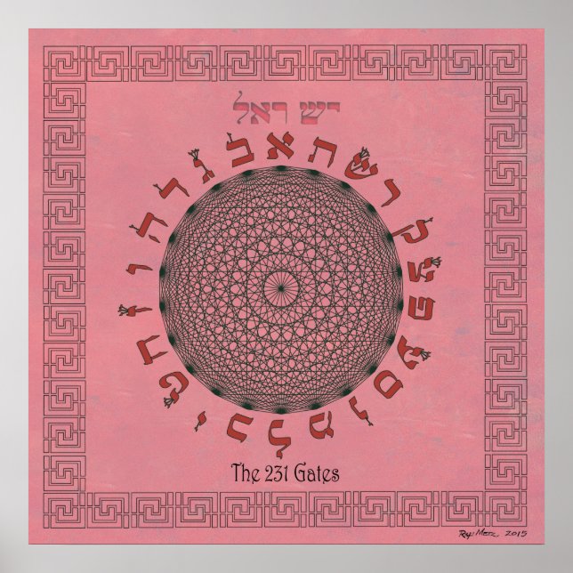 Pôster O Rosa de 231 Gates (Frente)