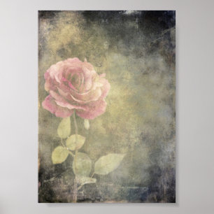 Poster O Rosa Grunge
