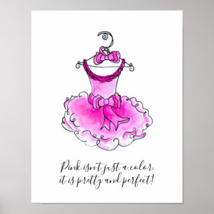 Poster O rosa não é apenas um vestido de partido