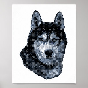 Poster O Rouco É Meu Cachorro Favorito, Husky Siberiano