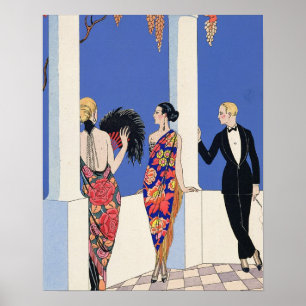 Pôster O Sabor dos Xales, 1922 (impressão de pochoir)