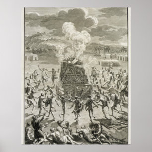 Poster O sacrifício a Quitchi-Manitou, ou o grande Spi